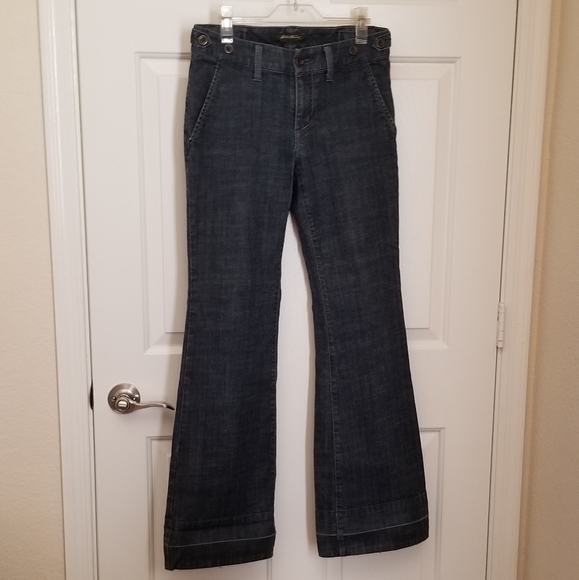 Denim Bootcut Jeans - Picture 1 of 8